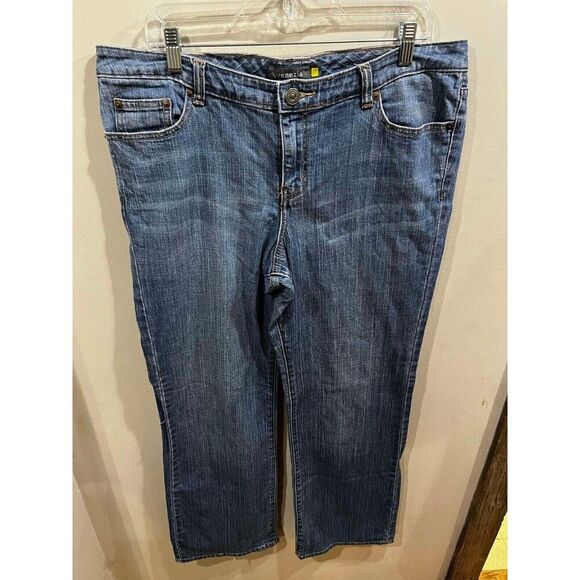 Venezia Jeans Womens 3 Stretch Bootcut Blue High Rise Y2K Western Festival - Picture 1 of 7